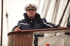 «Седов» покидает порт. Капитан Максим Родионов.