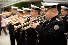 Военно-морской оркестр. 