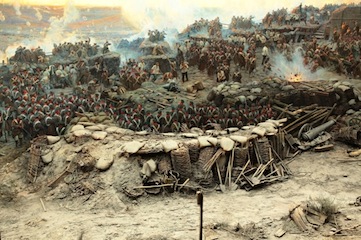 Фрагмент панорамы «Оборона Севастополя 1854-1855 гг».